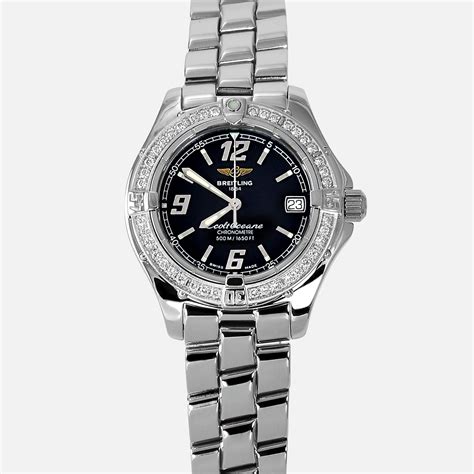 ladies stainless steel colt oceane 500m breitling watch|Breitling Colt Oceane A57350 .